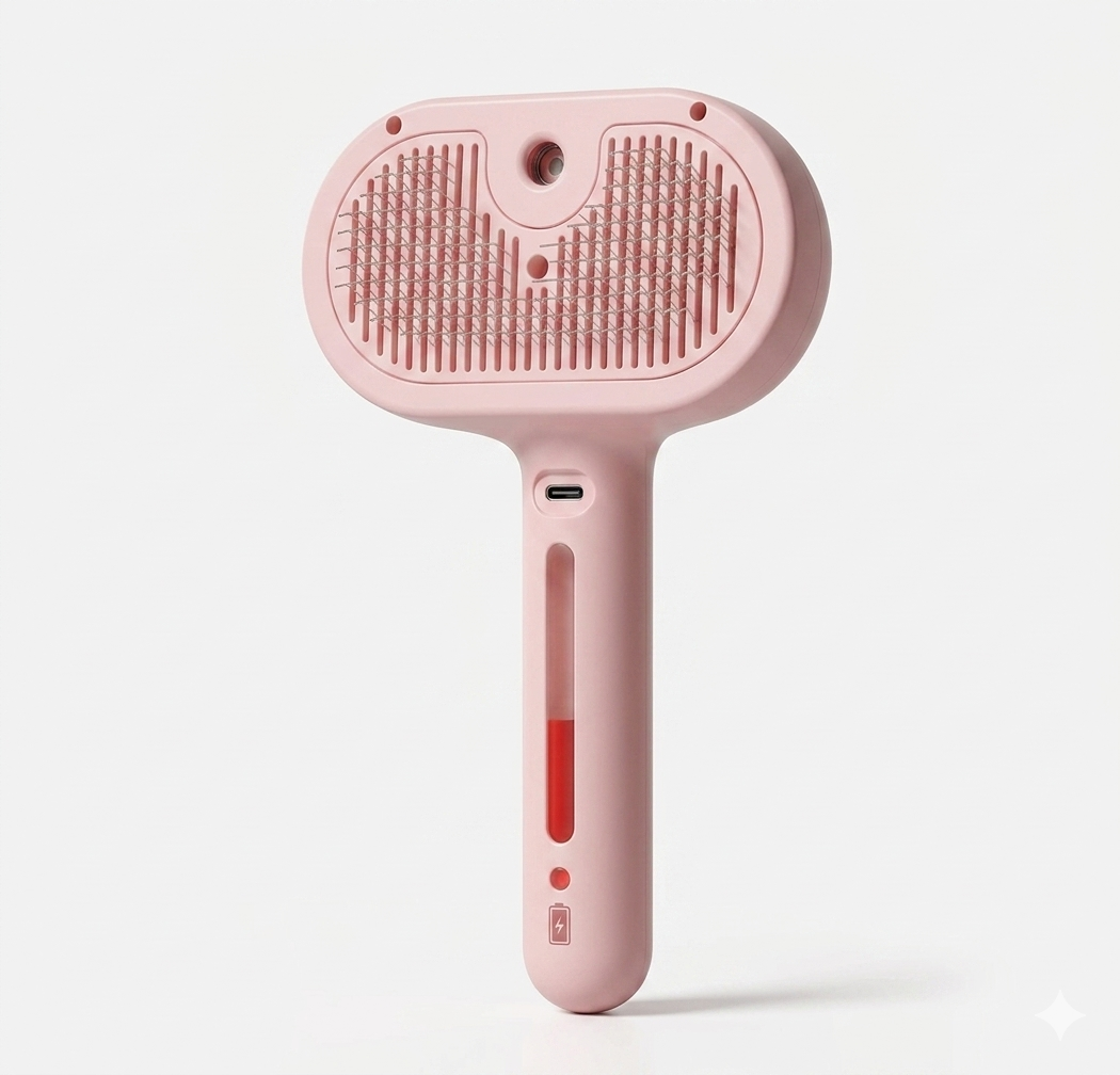 3-in-1 Steam Grooming Brush